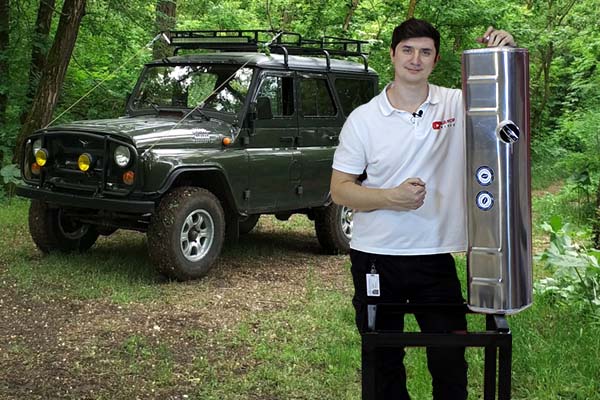 Алюминиевый топливный бак УАЗ 469, Хантер и 3151 левый на 39 литров