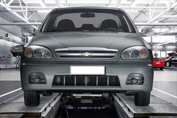 Установка стального бензобака на Сhevrolet Lanos